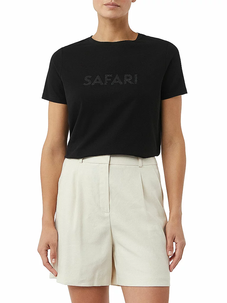 Comma T-shirt Femme Noir 36 2