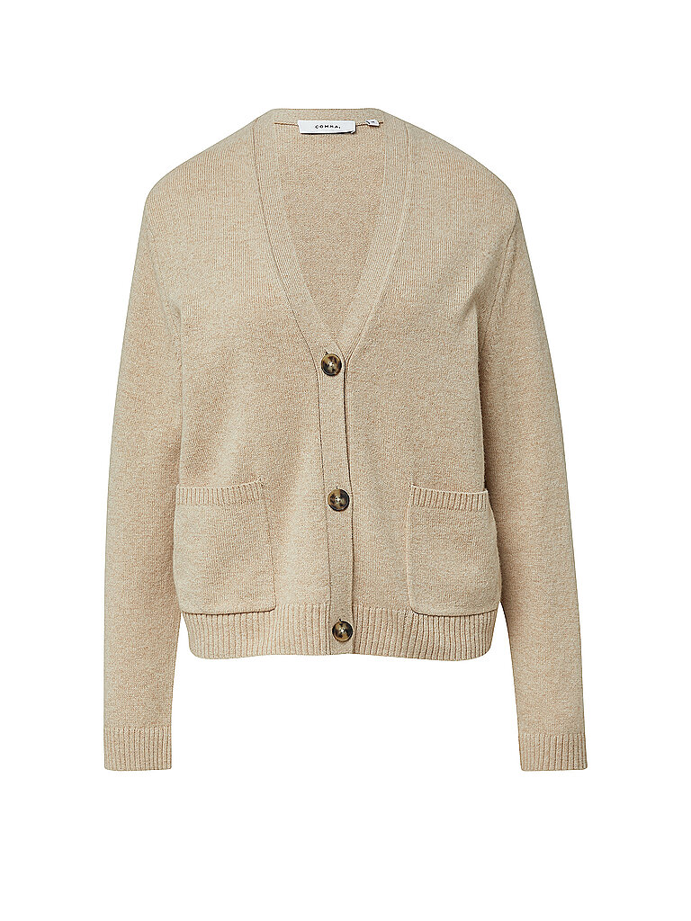 COMMA Stickjacke beige 36 damen
