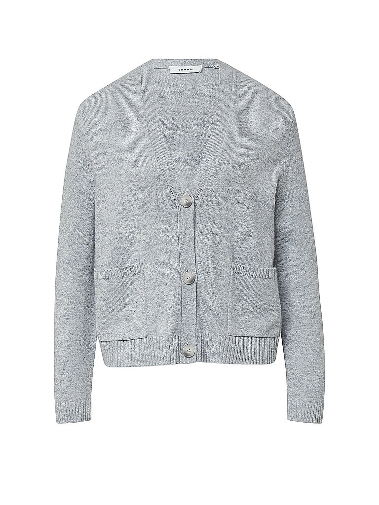 COMMA Stickjacke grau 42 damen
