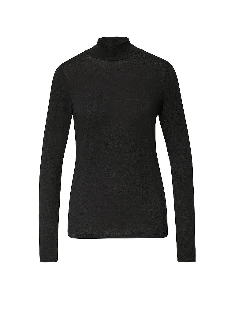Rollkragenshirt schwarz 34 damen
