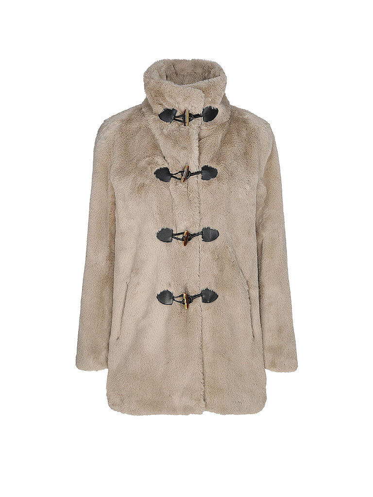 COMMA Jacke in Felloptik  beige   34 damen