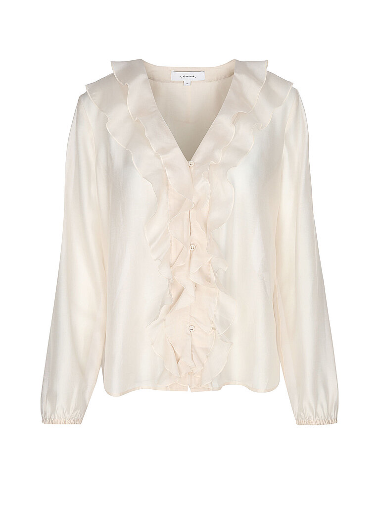 COMMA Bluse creme 40 damen