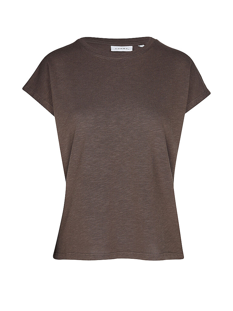 COMMA T-Shirt braun 34 damen