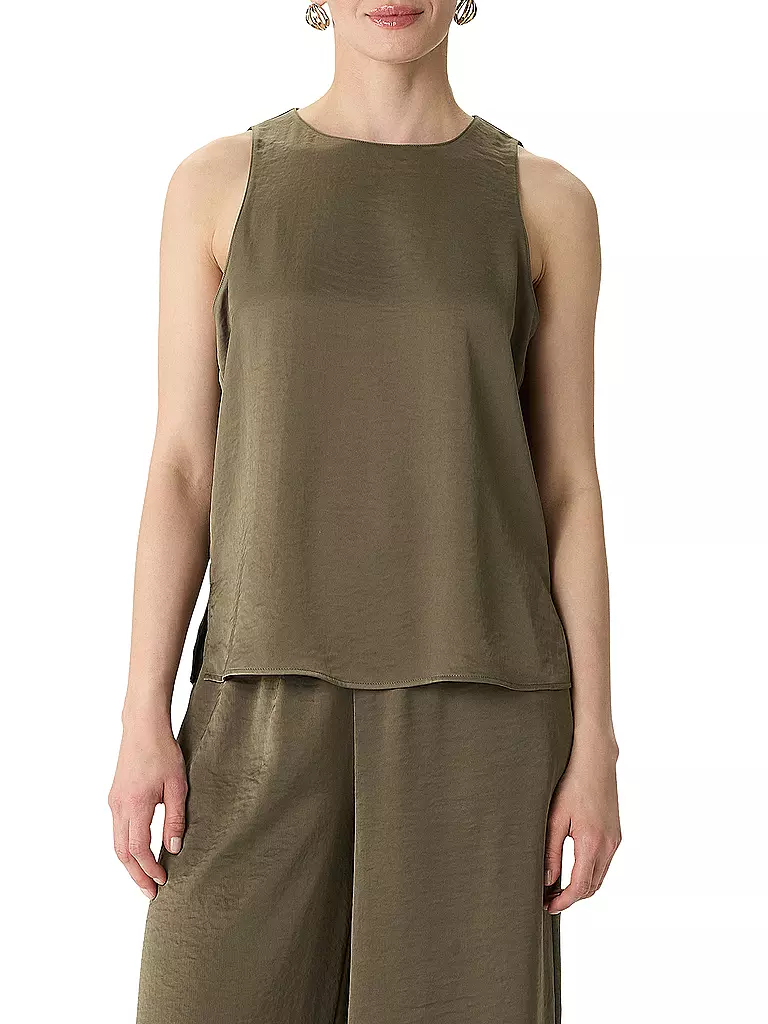 COMMA | Bluse | olive
