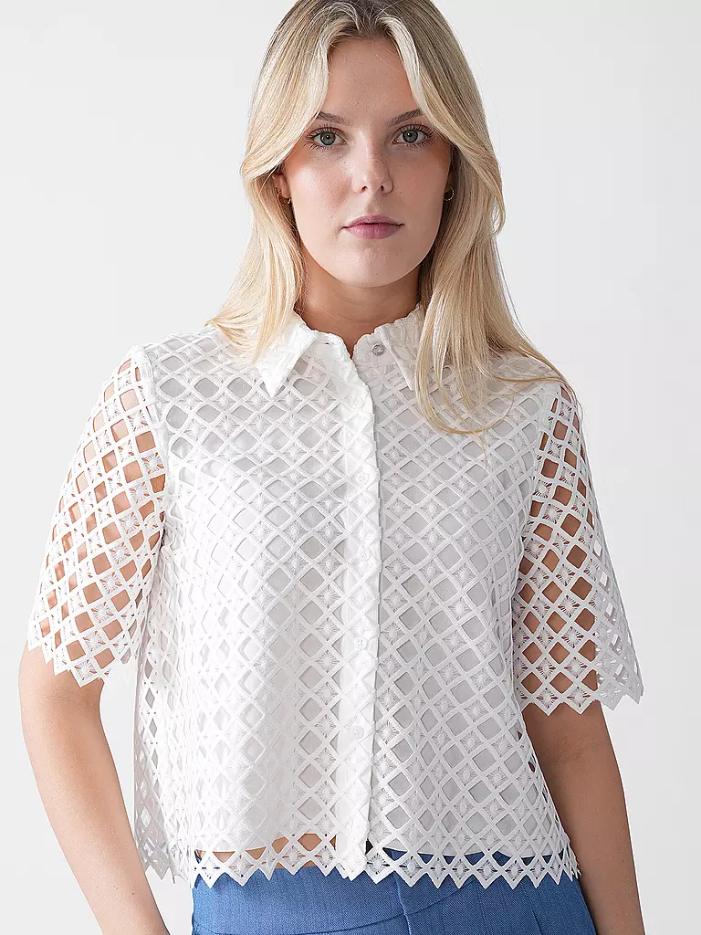 COMMA | Bluse | weiss