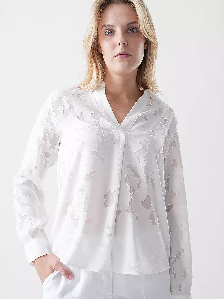 COMMA | Bluse | weiss