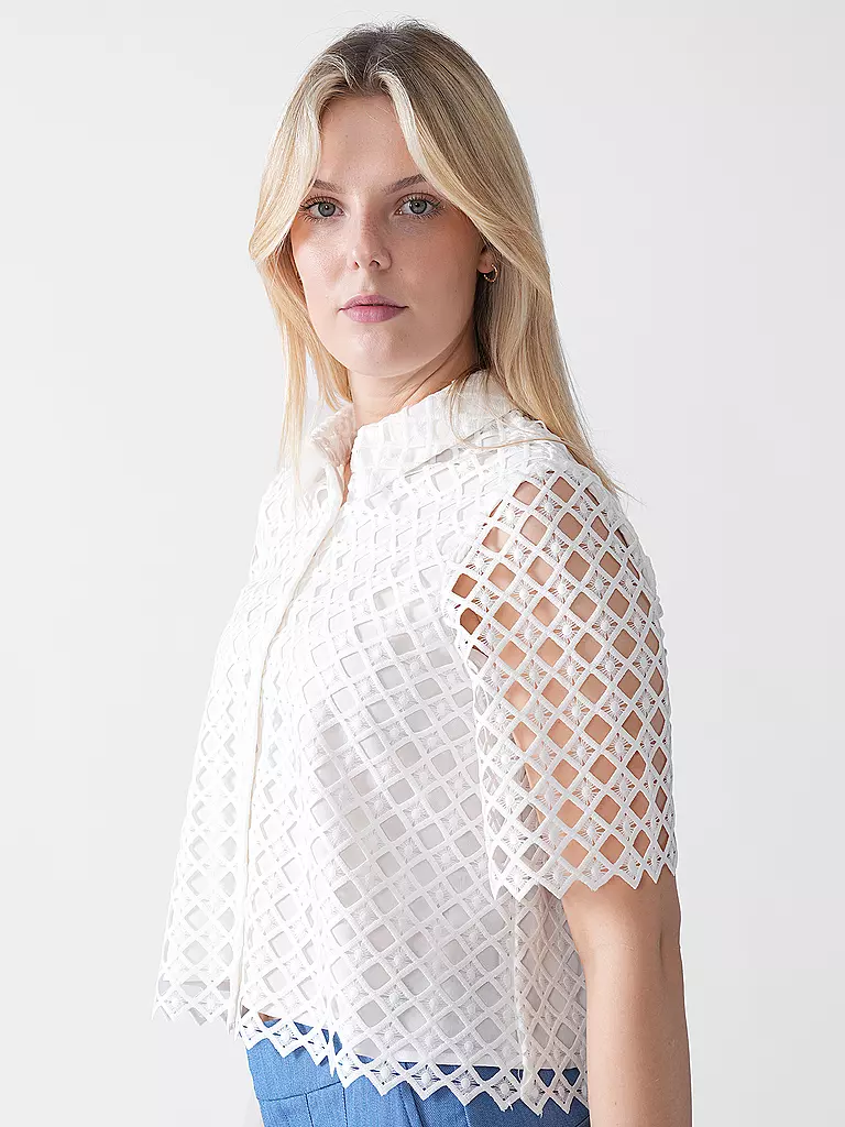 COMMA | Bluse | weiss