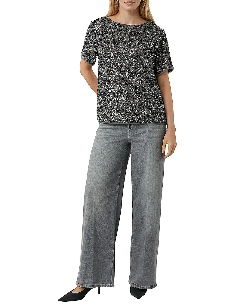 COMMA | Blusenshirt  | Schwarz