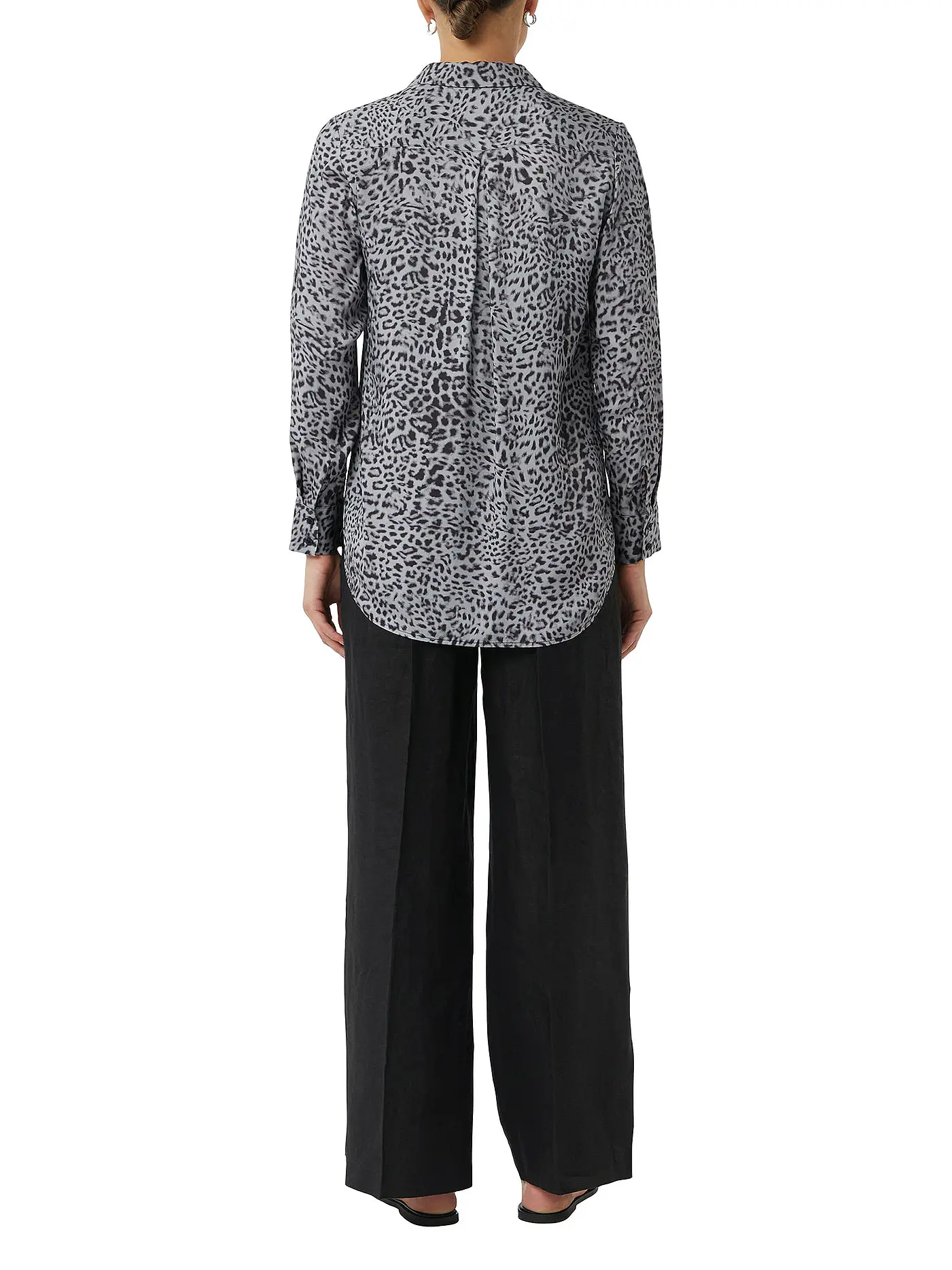 COMMA | Blusenshirt  | grau