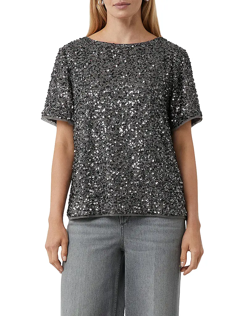 COMMA | Blusenshirt  | Schwarz