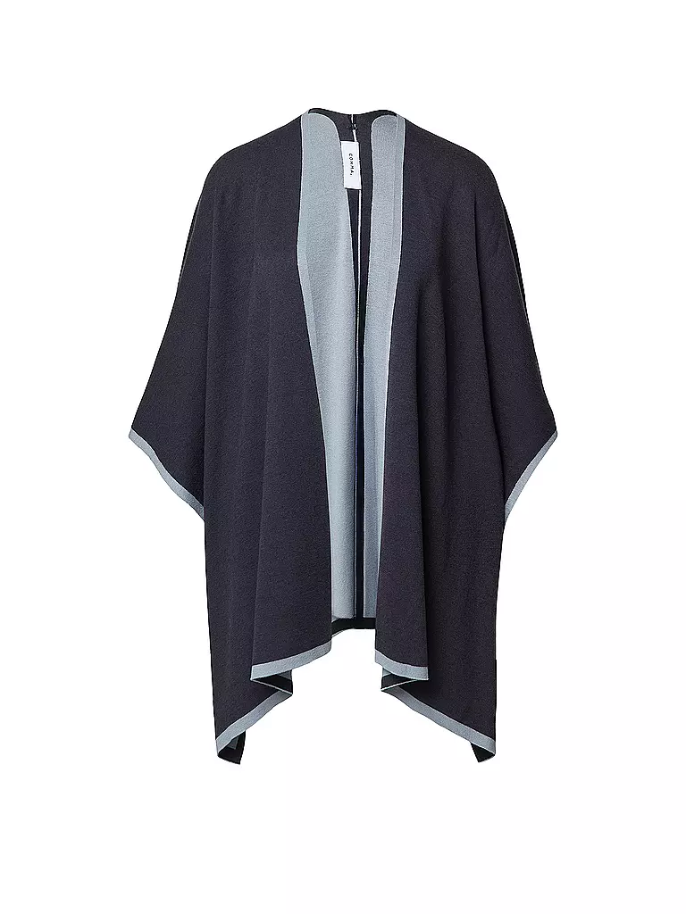 COMMA | Cape - Poncho  | dunkelblau