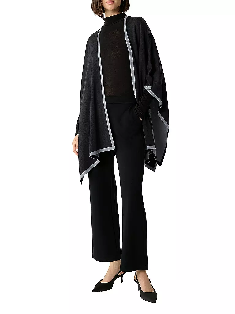COMMA | Cape - Poncho  | dunkelblau