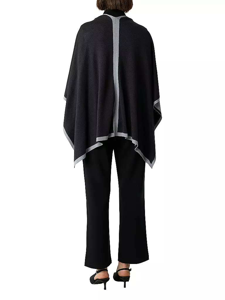 COMMA | Cape - Poncho  | dunkelblau