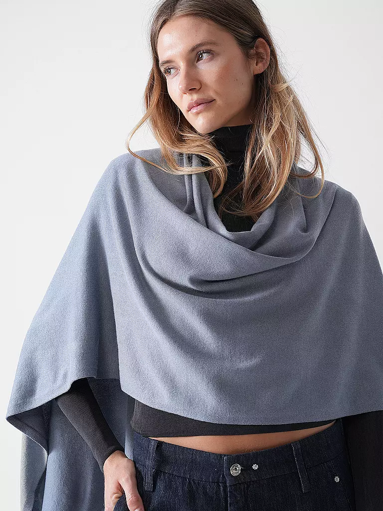 COMMA | Cape - Poncho  | grau