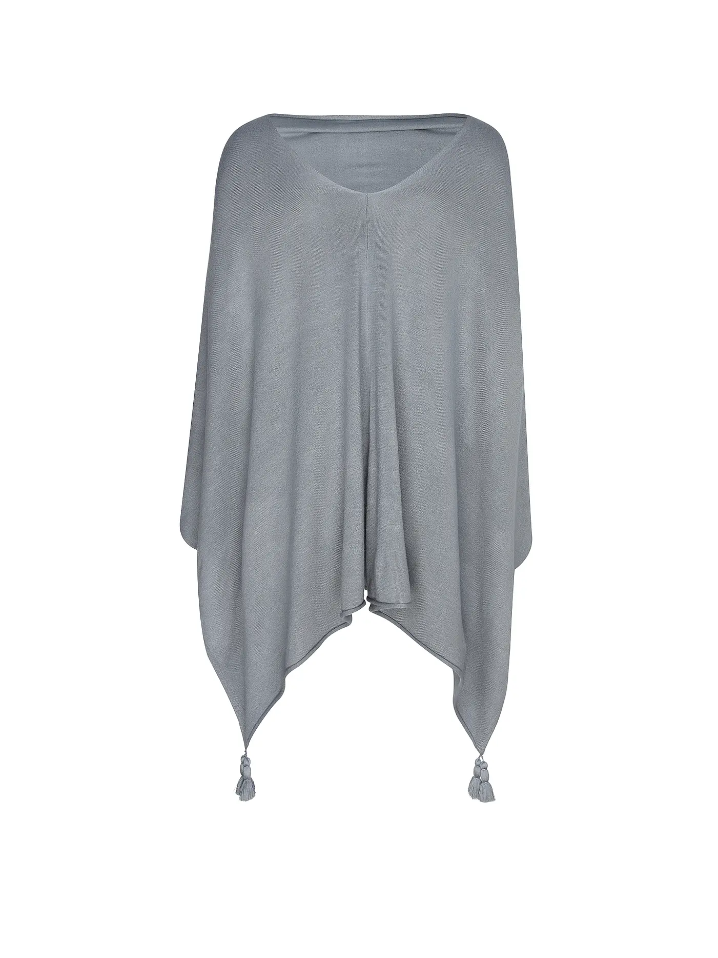 COMMA | Cape - Poncho  | grau