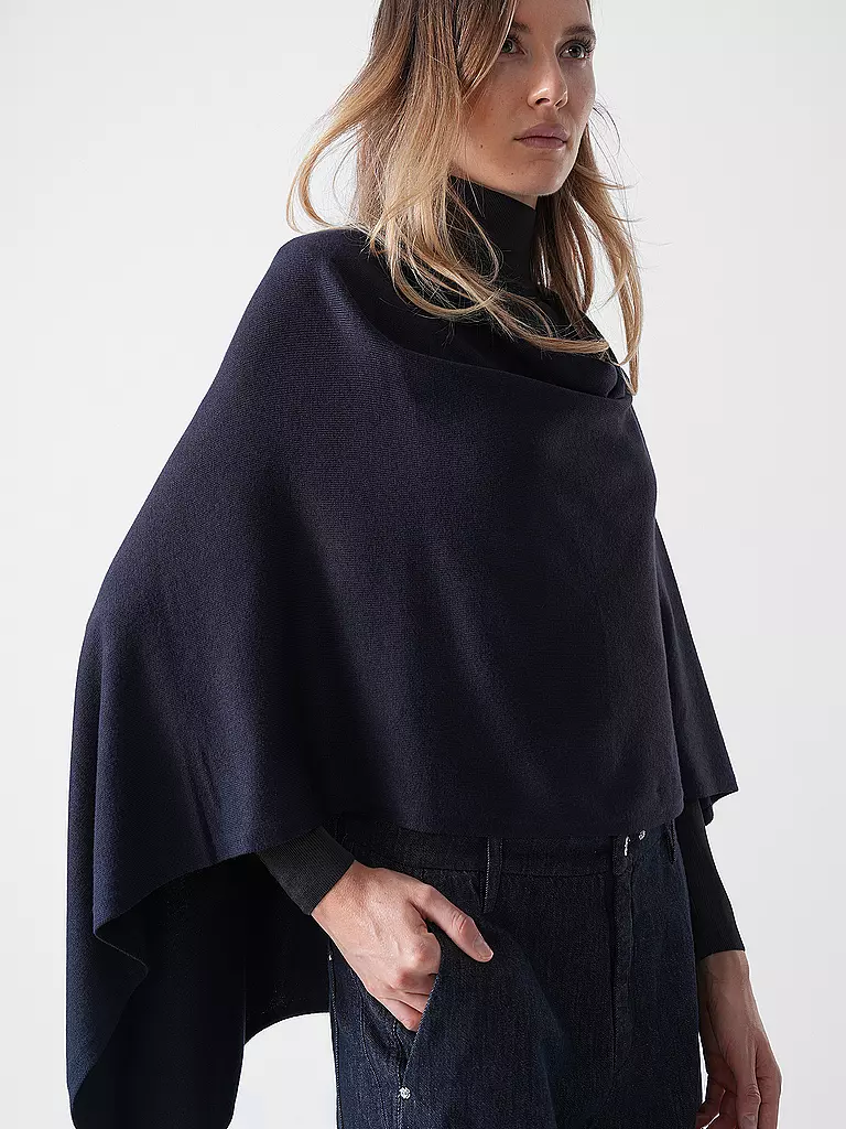 COMMA | Cape - Poncho | grau