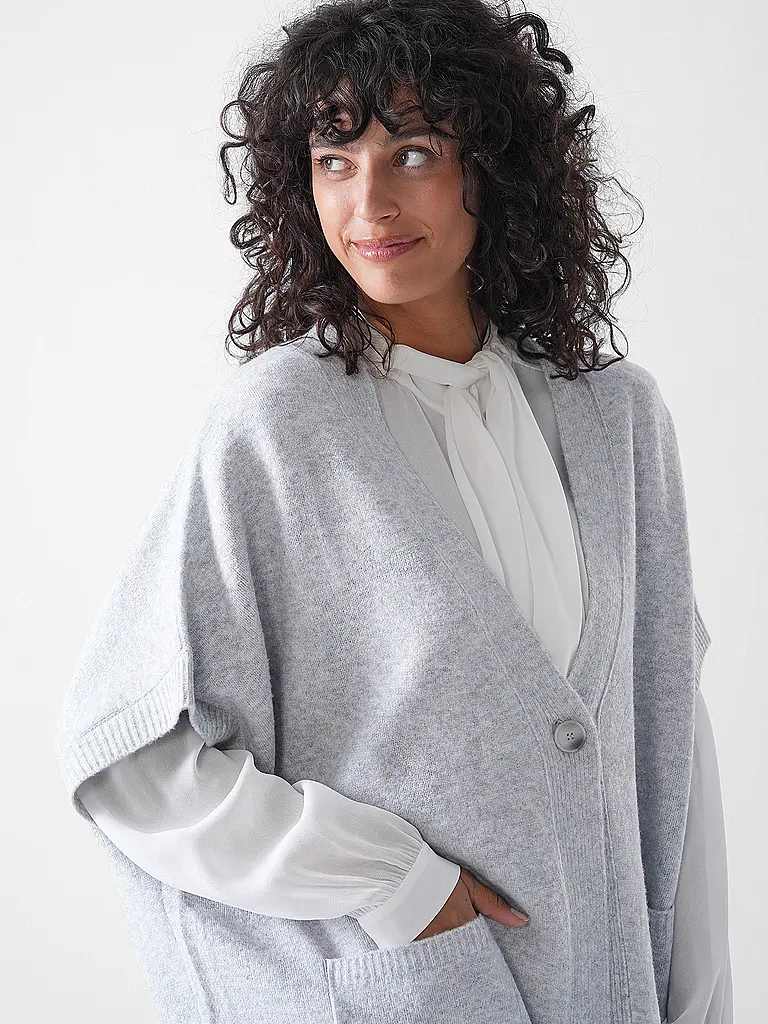 COMMA | Cardigan  | Grau
