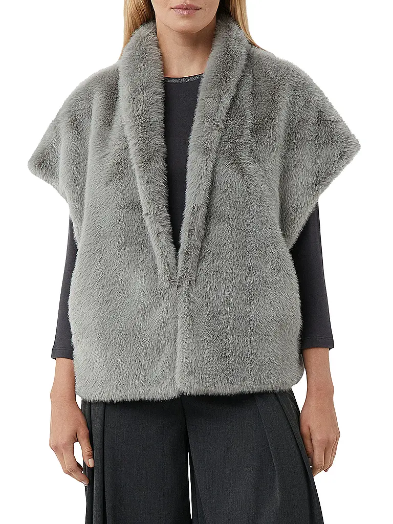 COMMA | Gilet in Felloptik | 