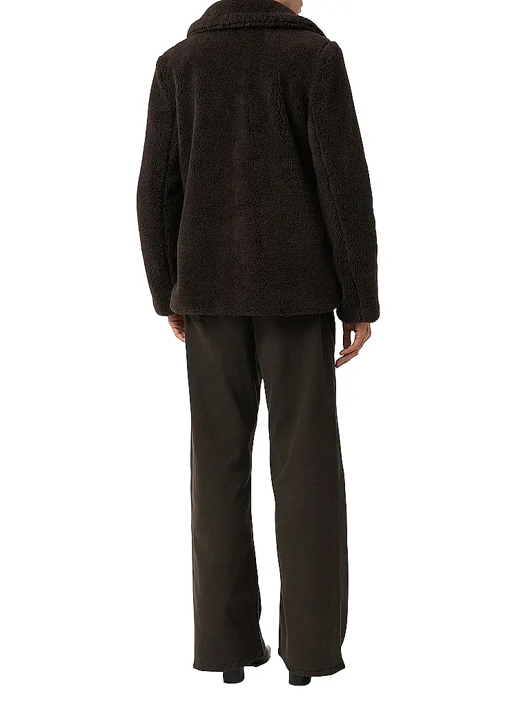 COMMA | Jacke in Felloptik  | braun