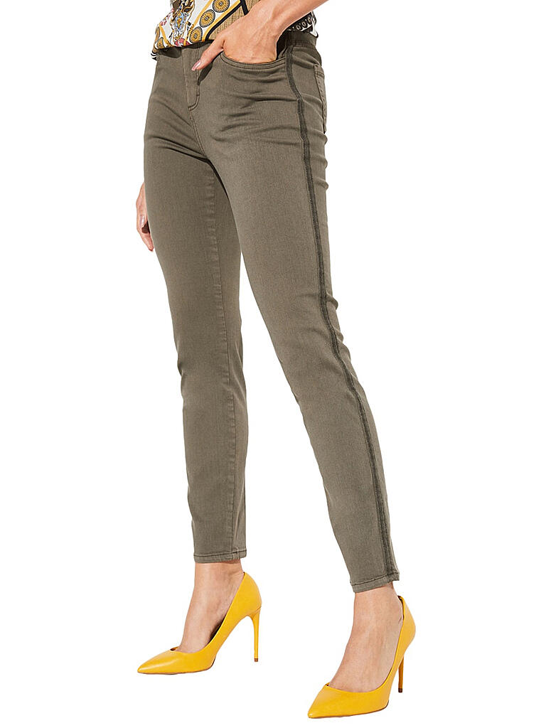 COMMA | Jeans mit Galonstreifen | 