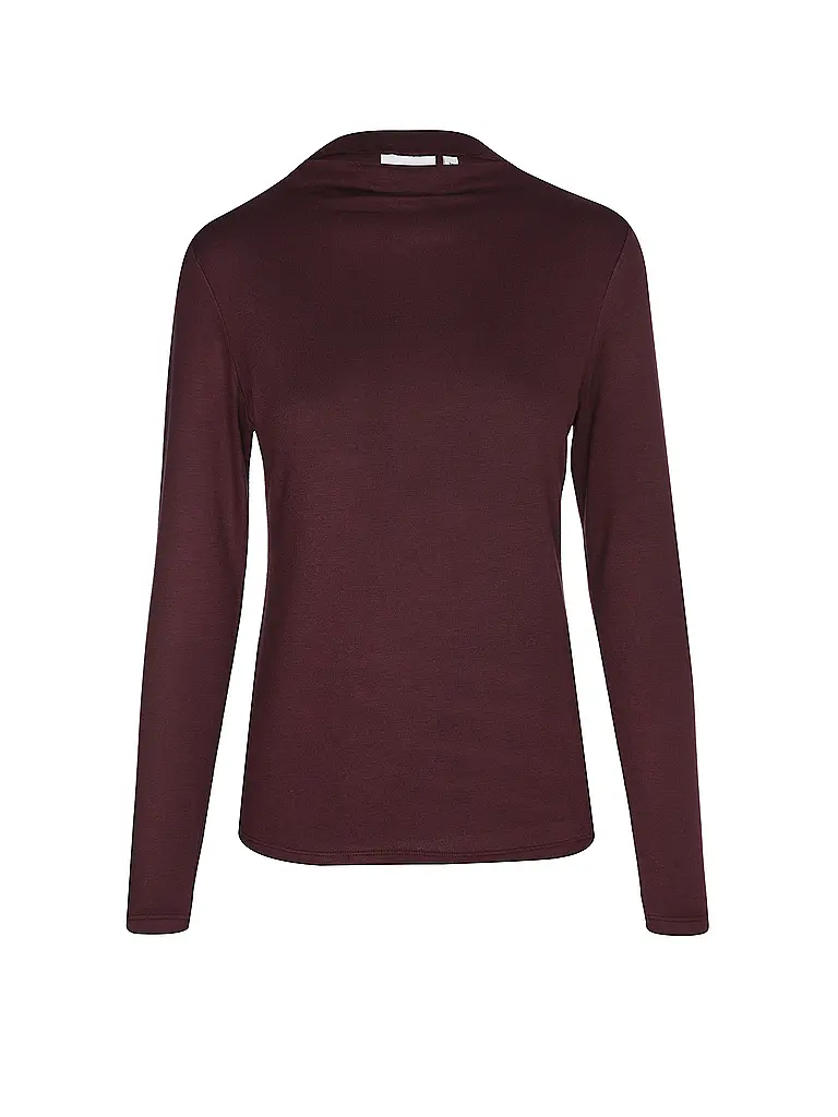 COMMA | Langarmshirt  | dunkelrot