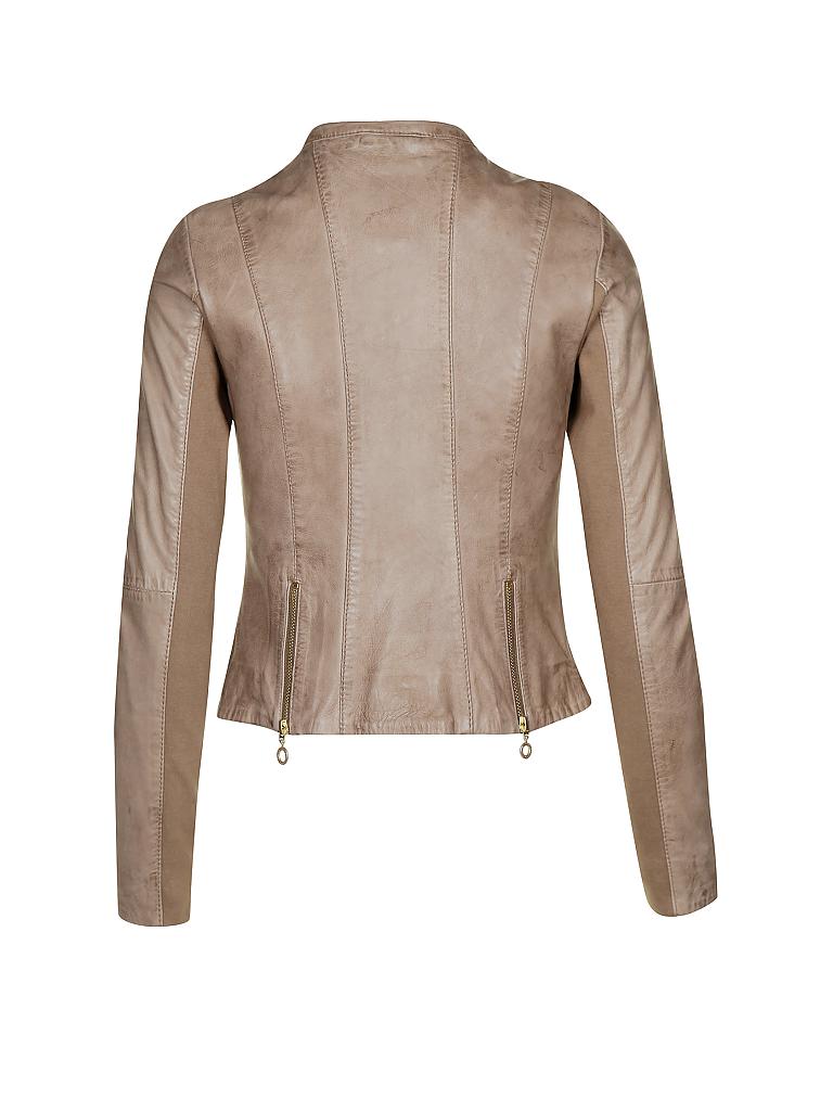 COMMA | Lederjacke | braun