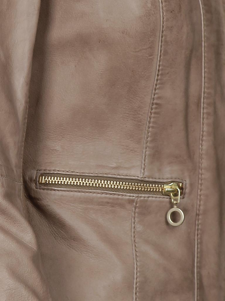COMMA | Lederjacke | braun