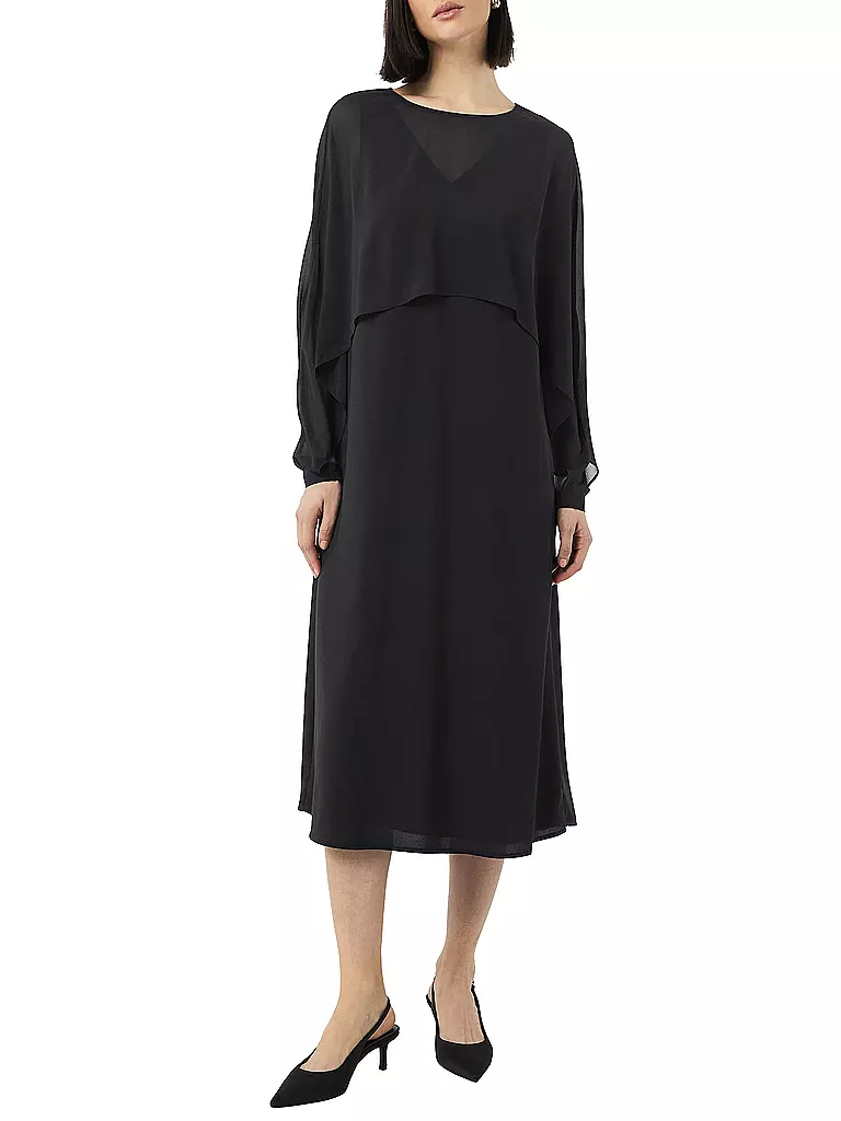 COMMA | Midikleid | dunkelblau