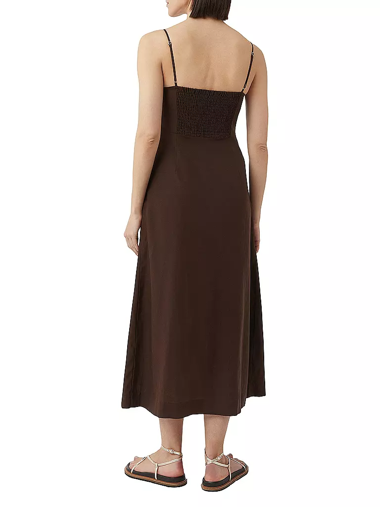 COMMA | Midikleid | braun