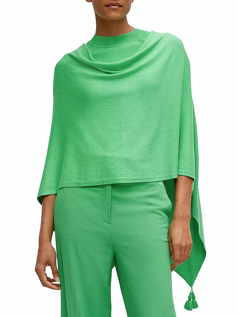 COMMA | Poncho - Cape  | grün