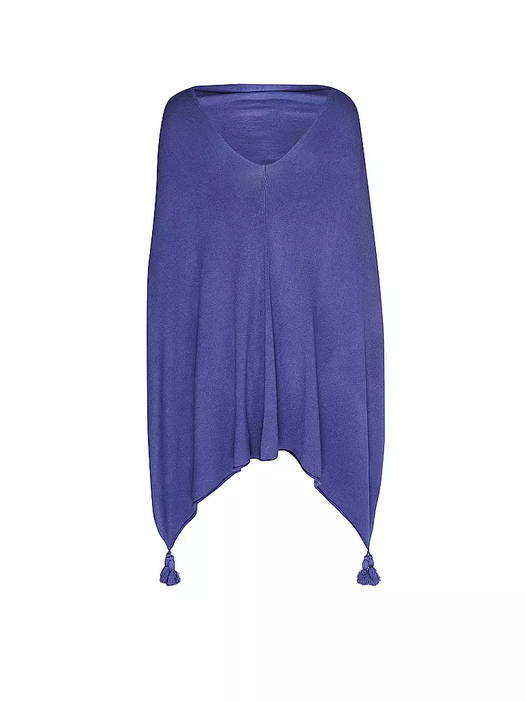 COMMA | Poncho - Cape | blau