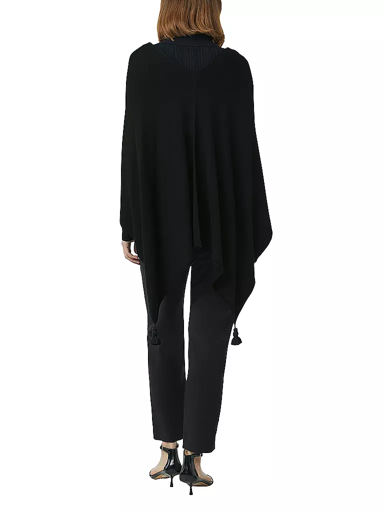 COMMA | Poncho - Cape | dunkelblau