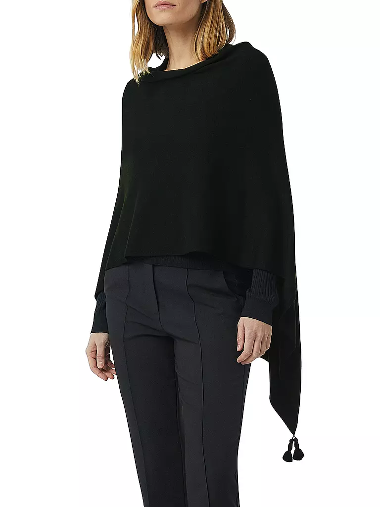 COMMA | Poncho - Cape | dunkelblau