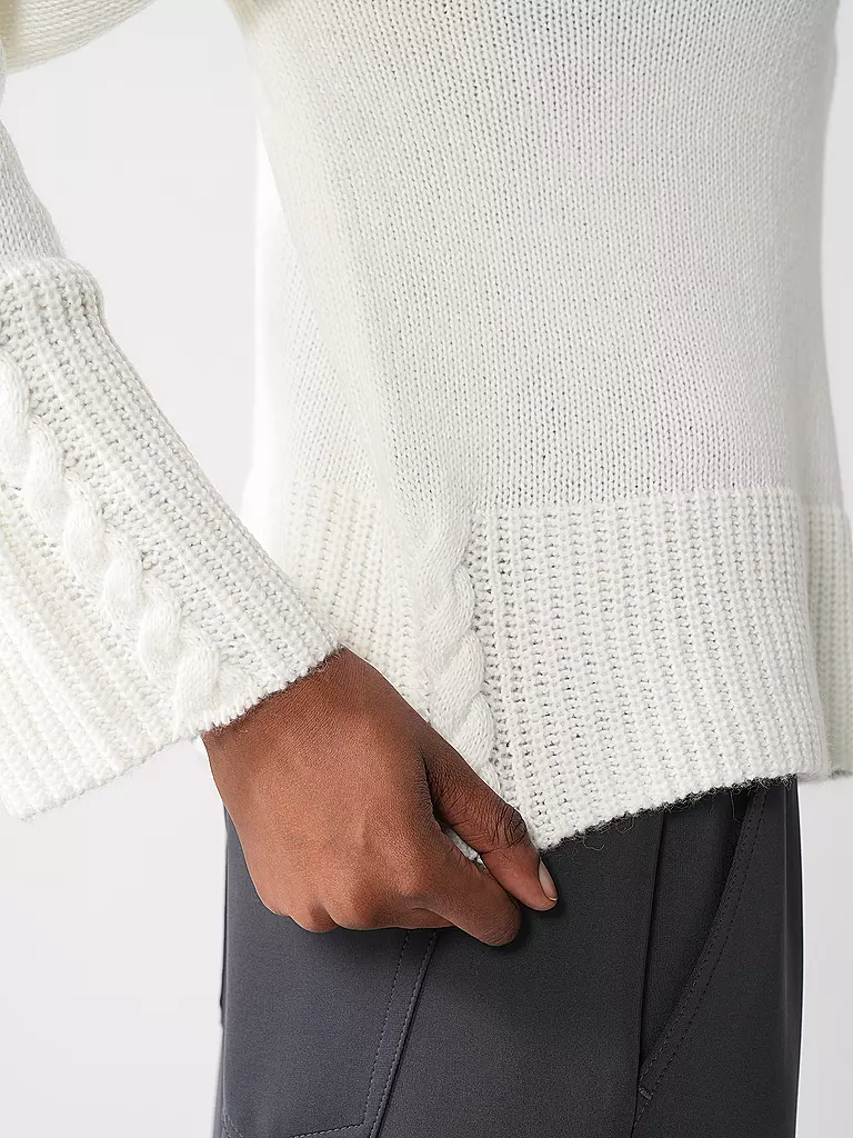 COMMA | Rollkragenpullover | weiss