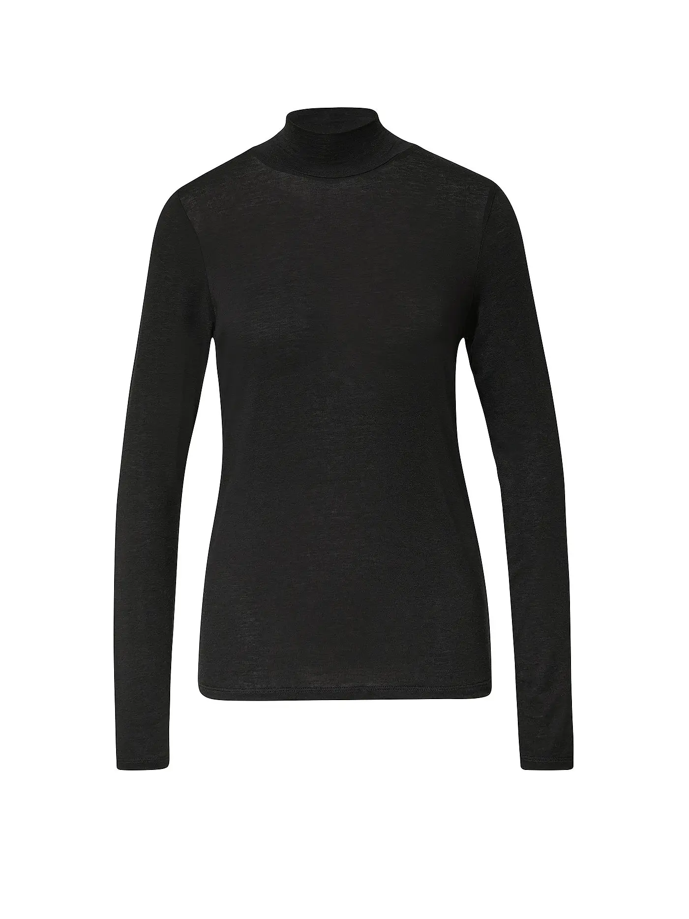 COMMA | Rollkragenshirt | schwarz