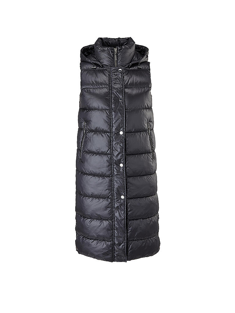 COMMA | Steppgilet | schwarz