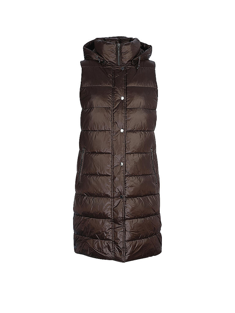 COMMA | Steppgilet | braun