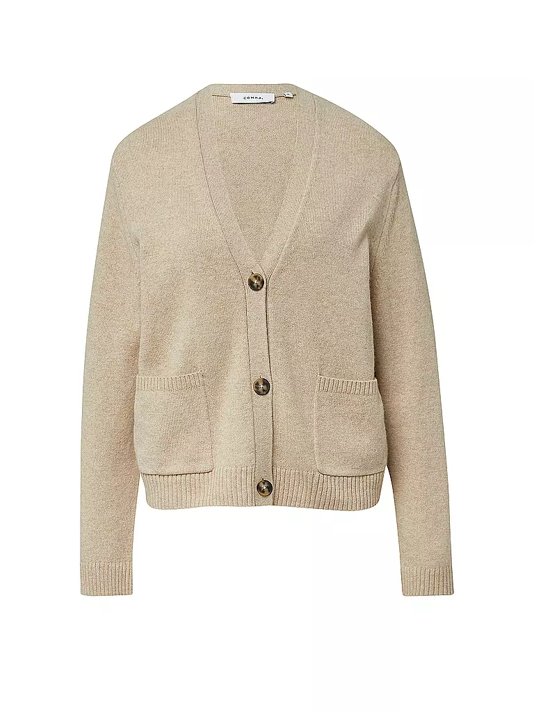 COMMA | Stickjacke | beige
