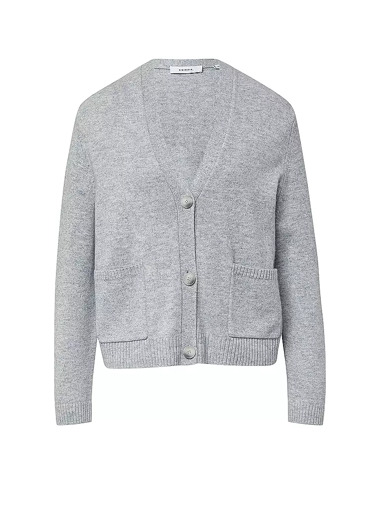 COMMA | Stickjacke | grau