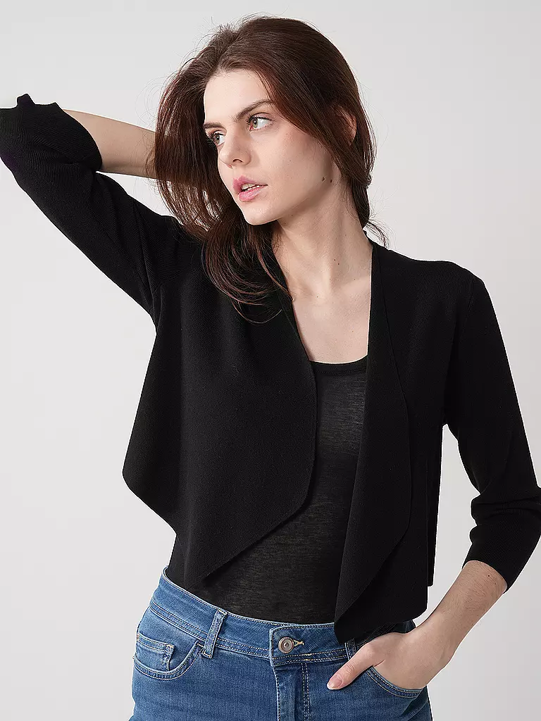 COMMA | Strickjacke  | schwarz