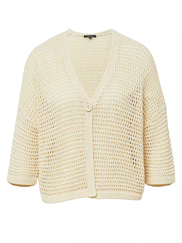 COMMA | Strickjacke | beige