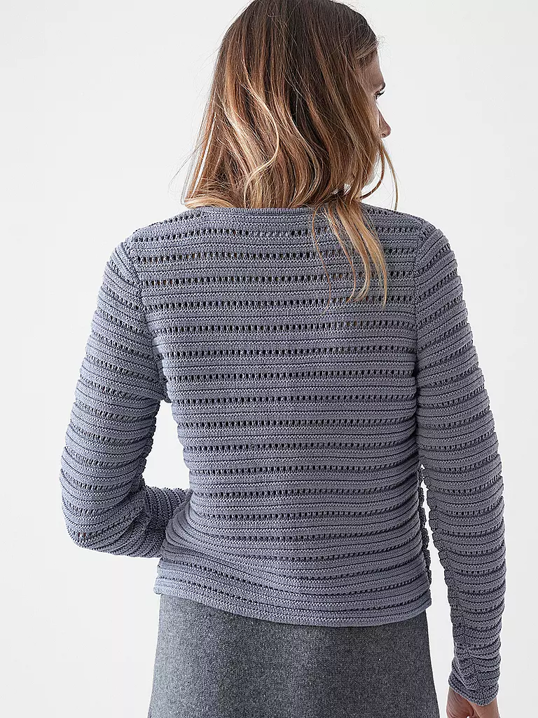 COMMA | Strickjacke | blau