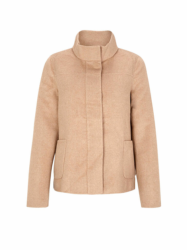 Wolljacke Camel Wolljacke Comma Comma Strickmantel Camel Comma CI