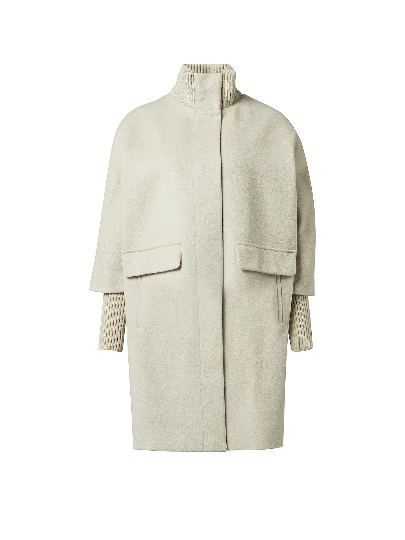 COMMA | Wollmantel | beige