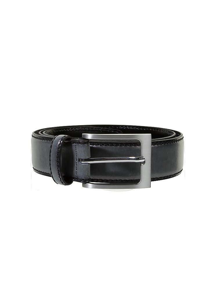 Ledergürtel grau 110 herren