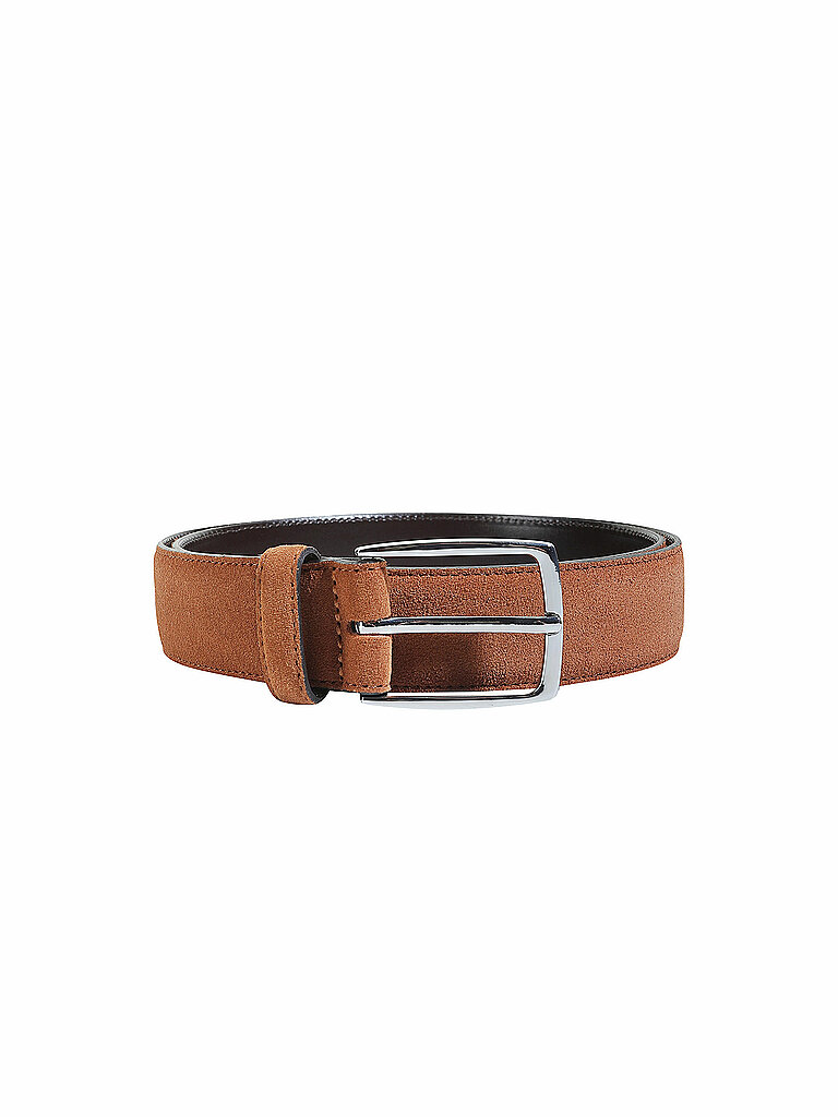CONDOR Ledergürtel  braun | 85
