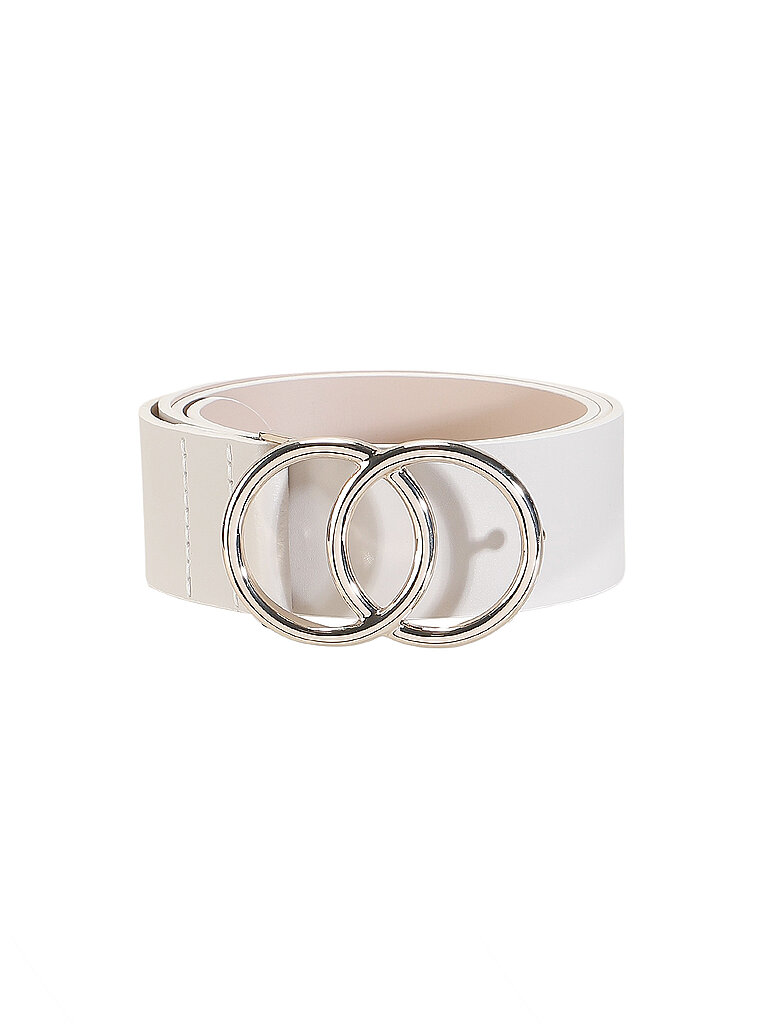 Ledergürtel creme 80 damen