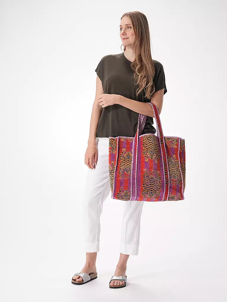 CONSCIOUS YOGA COLLECTIVE | Tasche - Shopper TIBETAN TIGER  TOTE | pink