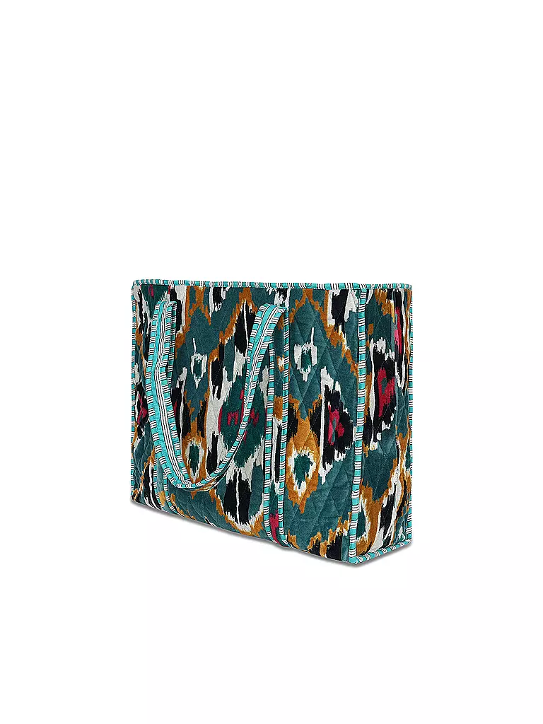 CONSCIOUS YOGA COLLECTIVE | Tasche - Shopper VELVET IKAT SHOPPER | grün