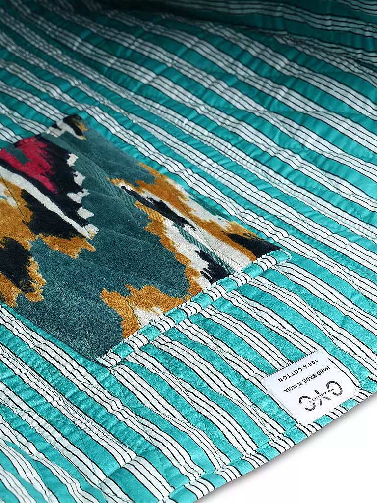 CONSCIOUS YOGA COLLECTIVE | Tasche - Shopper VELVET IKAT SHOPPER | grün
